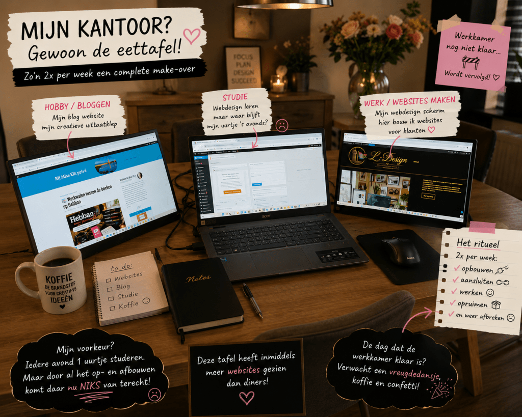 Werken aan de eettafel&nbsp;💻